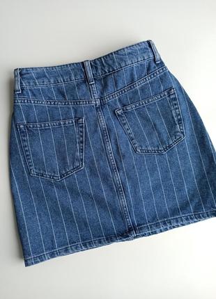 Красивая стильная джинсовая юбка3 фото
