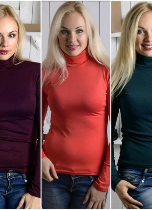 Гольф водолазка жіноча з напівшерсті та з напівшерсті на флісі.9 фото