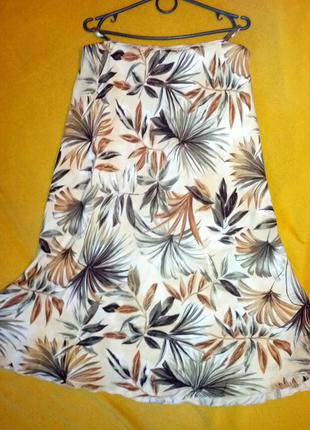 Обалденная вискозная юбка,48-54р.,sixth sense.1 фото