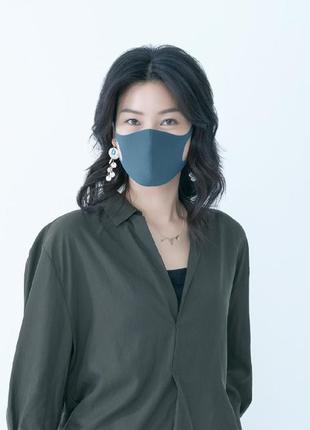 Многоразовые защитные маски pitta mask navy/питта. не неопрен. полиуретан. япония ✅2 фото