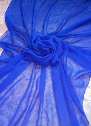 Роскошный шарф из шифона большой размер177см*108см