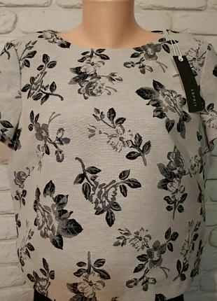 Блуза кроп-топ з фактурної тканини 38-40 р. [46-48 р.]