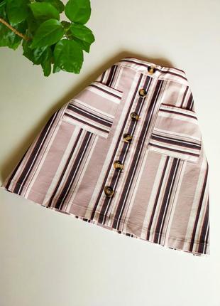 Спідниця-трапеція на гудзиках з кишенями tally weijl