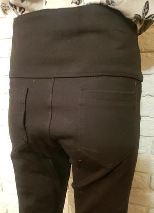 Легінси брюки трикотажні з флісом на високій талії  38-40 р.3 фото