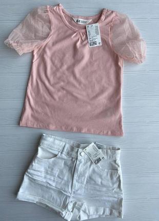 Новий стильний комплект h&m розм. 9-10 р./134-140