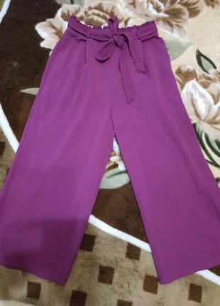 Кюлоти з поясом рюшів на талії 8 (36)4 фото