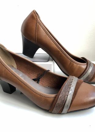 Туфли кожаные фирмы "java", оригинал в коробке.2 фото