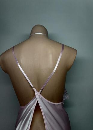 Ніжний комплект нічної розової  білизни з мереживом для дівчини розмір ххл. 2хл. 52 джена - jenny8 фото