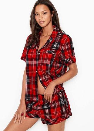 Фланелева піжамка victoria's secret! розмір s