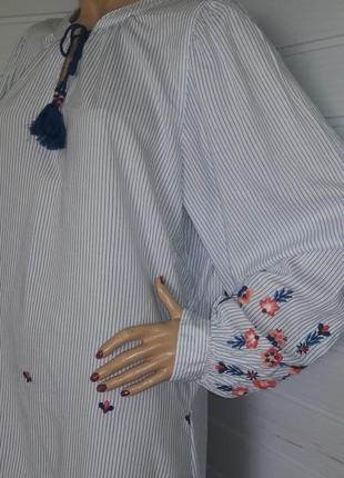 Сукня туніка з вишивкою4 фото
