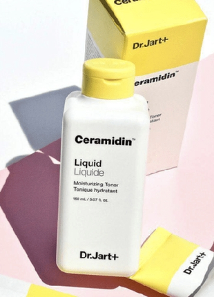 Увлажняющий тонер с керамидами dr. jart+ ceramidin liquid, 150 мл1 фото