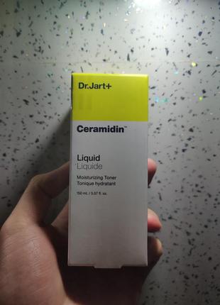 Увлажняющий тонер с керамидами dr. jart+ ceramidin liquid, 150 мл2 фото