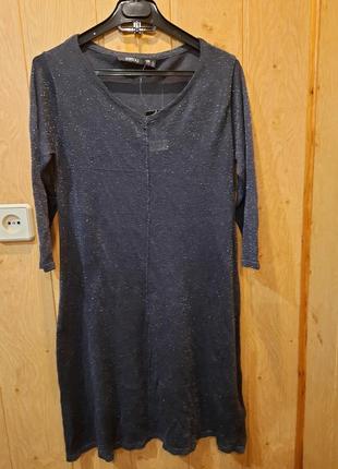 Женское платье , туника. рукав 3/4, стрейч, выше колена