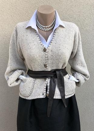 Винтаж,шерсть,шёлк,кардиган,bottega,италия