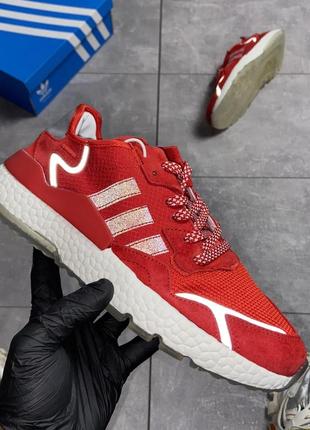 🔥кросівки  adidas nite jogger red white.4 фото