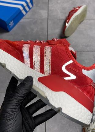 🔥кросівки  adidas nite jogger red white.7 фото