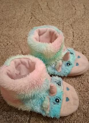 Тапочки единорог