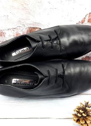 Классические кожаные туфли " tamaris ". германия. 26 см. 40 р.2 фото