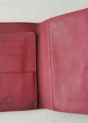 Navyboot кожаний холдер для документов, карточек
