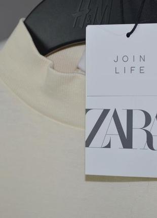 9 лет 134 см фирменное удлиненное платье с горловиной и надписями зара zara8 фото