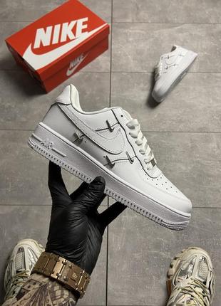 Женские кроссовки nike air force 1 lx chrome swooshes white 36-39-40