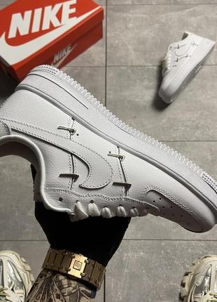 Жіночі кросівки nike air force 1 lx chrome swooshes white 36-39-406 фото