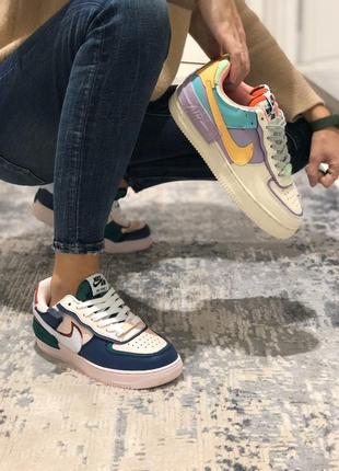 Nike air force 1 shadow шикарні жіночі кросівки найк 🌹🌈😍 стильний львів3 фото