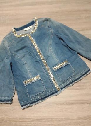 Курточка джинсовая chico's