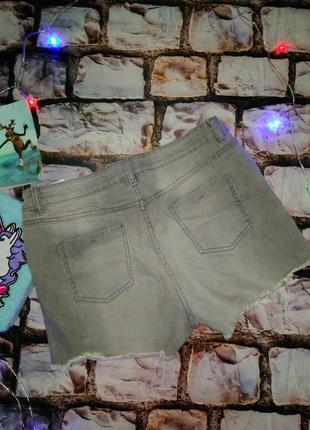 Джинсовые шорты женские джинсовые серые2 фото