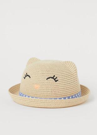 H&amp;m шляпок 👒 «котик» на 6-8 лет2 фото