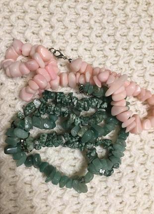 Бусы из натуральных камней