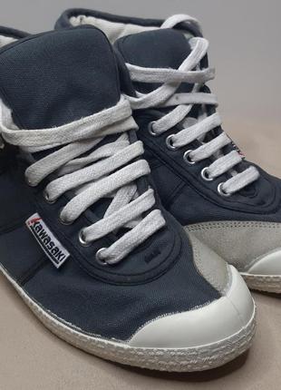 Кеды высокие kawasaki демисезонные