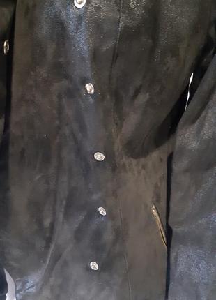 Женская новая кожаная куртка с шиншиллой. торг. размер m8 фото