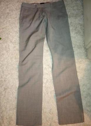 Натуральні теплі тонкі теплі штани, 100% шерсть, преміум якість, офіс, дрес код