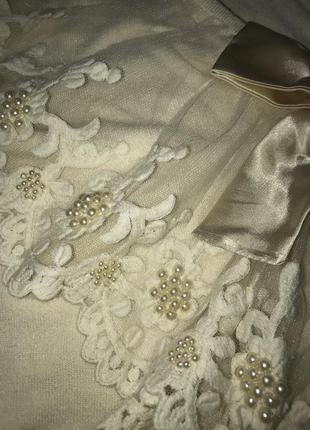 Кофта блуза нарядная кофточка с жемчужинками s2 фото