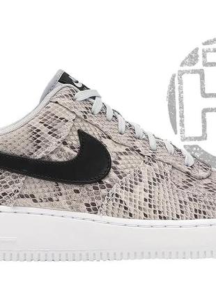 Женские кроссовки nike air force 1 low snakeskin (змеиная кожа) bq4424-1001 фото