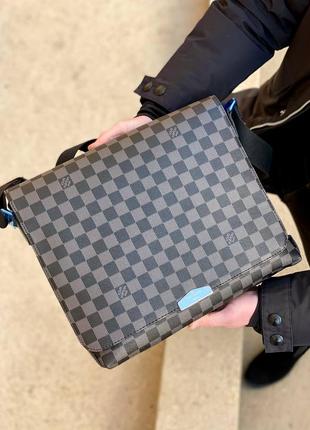 Сумка листоноша чоловічий брендовий в стилі луї вітон louis vuitton