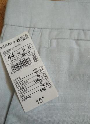 Тонкие хлопковые шорты kiabi, р. 50, замеры на фото3 фото