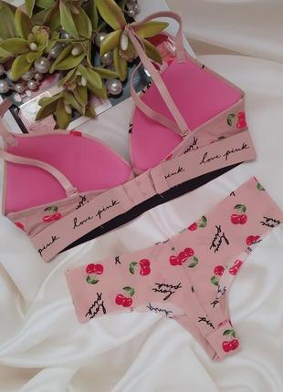 Очень крутой бюст с небольшим пушапом pink victoria's secret2 фото