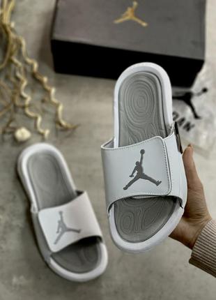 Тапки nike air jordan шлепки тапочки