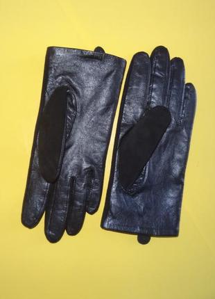 Кожаные перчатки marks&spencer женские перчатки из натуральной мягкой кожи2 фото
