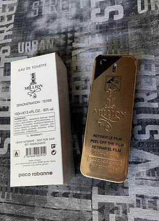 Paco rabanne 1 million 100 ml tester.