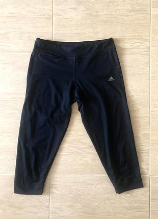 Капри леггинсы 3/4 бриджи лосины adidas2 фото