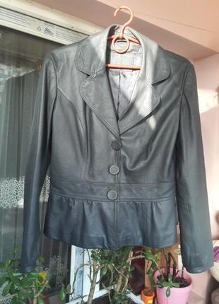 Курточка кожанная жакет размер 101 фото
