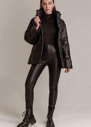 Куртка из эко кожи, весна, по вашим меркам.