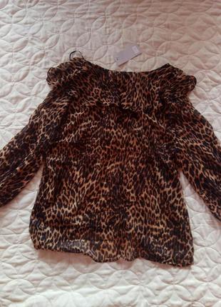 Блуза з леопардовим принтом7 фото