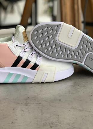 Кроссовки adidas eqt bask adv white адидас ект баск белые5 фото