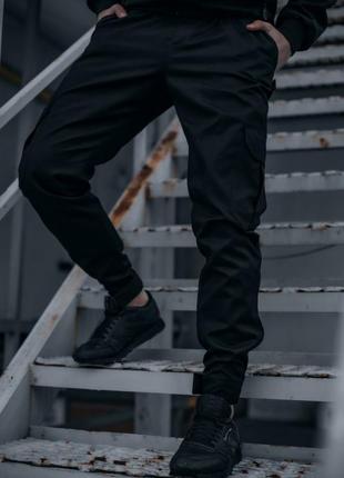 Котоновые штаны "baza" intruder черные