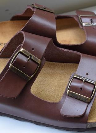 Шкіряні ортопедичні шльопанці шльопанці сланці тапки bianco р. 44 29 см