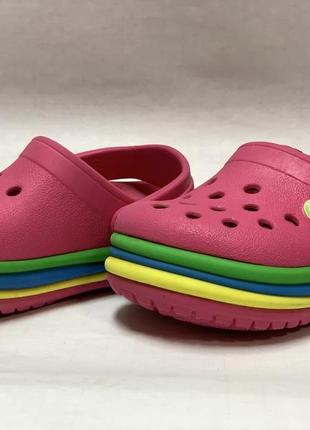 Мв дитячі сабо crocs 💗🌈